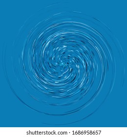 monochrome cyclic, cycle concentric rings. revolved spiral, vortex, whorl. abstract circular, radial loop shape, element