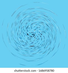 monochrome cyclic, cycle concentric rings. revolved spiral, vortex, whorl. abstract circular, radial loop shape, element