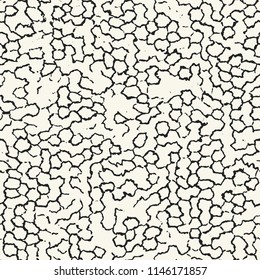 Monochrome Damaged Mesh Textured Pattern