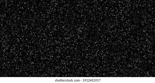 Fondo monocromo de la rejilla geométrica oscura Moderna textura de ruido abstracto negro oscuro