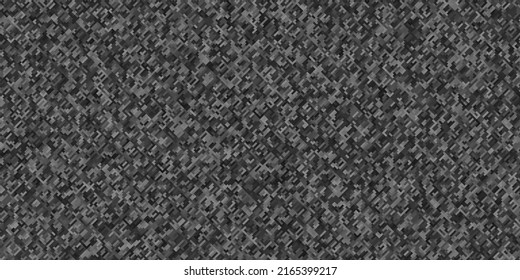 Monochrome dark geometric grid background Modern black abstract noise texture