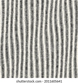 Monochrome Dashed Textured Broken Striped Pattern