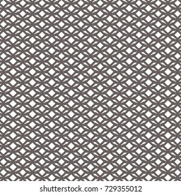 Monochrome decorative pattern with geometric shapes. Abstract vector.