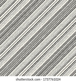Monochrome Diagonal Irregularly Striped Pattern