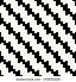 Monochrome diagonal lines. Vector stripes background.