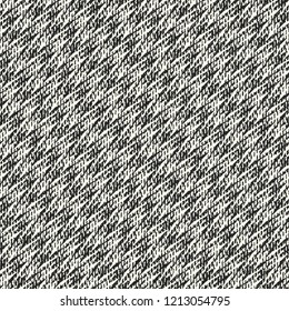 Monochrome Diagonal Striped Complexity Textured Background. Seamless Pattern.