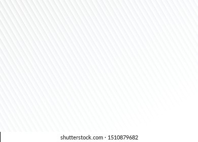 Monochrome diagonal stripes abstract background. White and grey strips vector backdrop. Minimal banner.