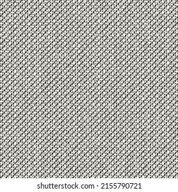 Monochrome Diagonal Weave Stroke Textured Pattern