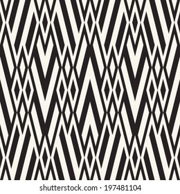 Monochrome Diamond Grid Textured Pattern