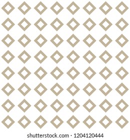 Monochrome Diamond Lattice Geometric Seamless Tile Pattern
