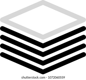 Monochrome diamond meter
