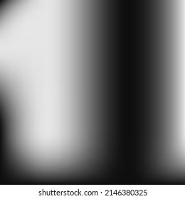 Monochrome Digital Trendy Digital Gradient Mesh. Black Dark Empty Watercolor Blurred Texture. Vector Minimal Silver Smooth Gradient Backdrop. Aluminium Liquid Metallic Grey Blurry Wallpaper.