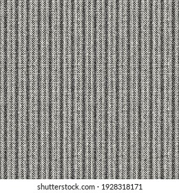 Monochrome Distressed Canvas Textured Striped Seamless Pattern