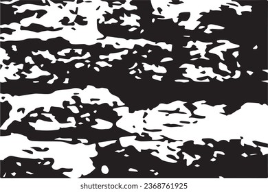 monochrome Distressed grungy background in black and white texture with dark spots, scratches and lines. Abstract illustration