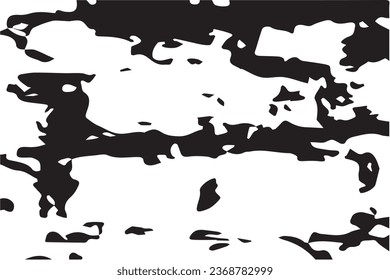 fondo ondulado en color negro y blanco con manchas oscuras, arañazos y líneas. Ilustración abstracta