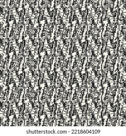 Monochrome Distressed Knit Textured Pattern