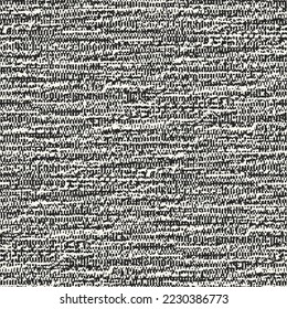 Monochrome Distressed Knit Textured Pattern