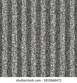 Monochrome Distressed Mesh Textured Mottled Striped Pattern