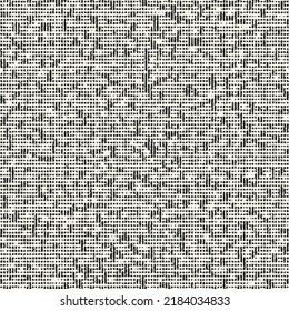 Monochrome Distressed Mesh Textured Pattern