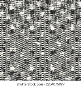 Patrón texturizado de malla alterada monocroma
