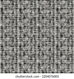 Monochrome Distressed Mesh Textured Pattern