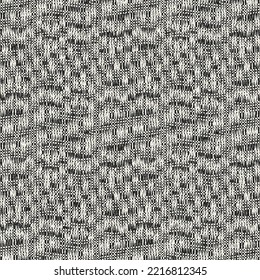 Monochrome Distressed Mesh Textured Pattern