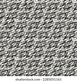 Monochrome Distressed Mesh Textured Pattern