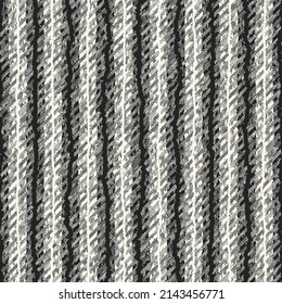Monochrome Distressed Textured Striped Pattern