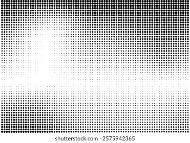 Monochrome dot halftone screen for decoration