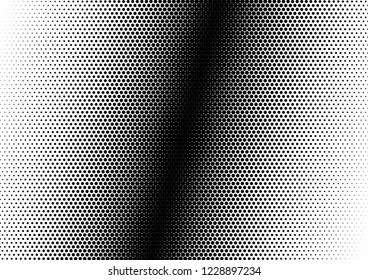 Monochrome Dots Background. Black and White Halftone Pattern. Fade Backdrop. Abstract Texture. Vector illustration