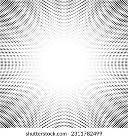 Fondo de puntos monocromos. Textura falsa. Fondo de arte pop vintage. Sobreposición negra y blanca. Ilustración del vector