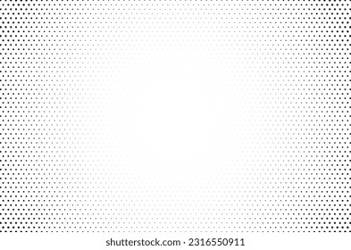 Fondo de puntos monocromos. Textura falsa. Fondo de arte pop vintage. Sobreposición negra y blanca. Ilustración del vector
