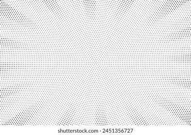 Monochrome Dots Background. Fade Texture. Vintage Pop-art Backdrop. Grunge Black and White Overlay. Vector illustration