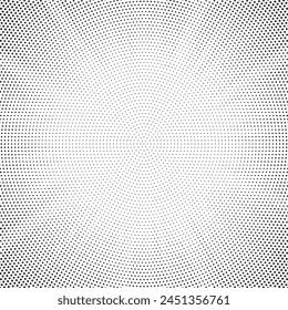 Fondo de puntos monocromo. Textura de fundido. Fondo de arte Pop de Antiguas. Grunge Superposición en blanco y negro. Ilustración vectorial