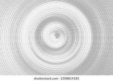 Fondo de puntos monocromos. Textura de desvanecimiento. Fondo de arte Pop de Antiguas. Grunge superposición en blanco y negro. Ilustración vectorial