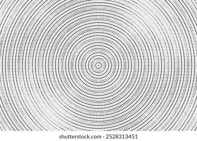 Monochrome Dots Background. Fade Texture. Vintage Pop-art Backdrop. Grunge Black and White Overlay. Vector illustration