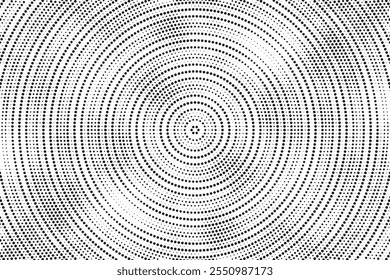Fondo de puntos monocromos. Textura de desvanecimiento. Fondo de arte Pop de Antiguas. Grunge superposición en blanco y negro. Ilustración vectorial	