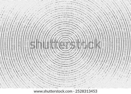 Monochrome Dots Background. Fade Texture. Vintage Pop-art Backdrop. Grunge Black and White Overlay. Vector illustration