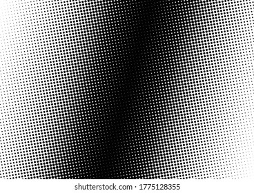 Fondo de puntos monocromos. Superposición de semitono. Fondo degradado. Patrón abstracto. Ilustración del vector