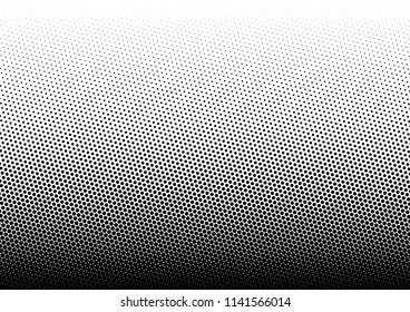Monochrome Dots Background. Pop-art Distressed Texture. Halftone Overlay. Modern Pattern. Vector illustration