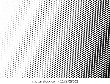 Monochrome Dots Background. Vintage Backdrop. Halftone Pattern. Distressed Modern Texture. Vector illustration