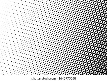 Monochrome Dots Background. Vintage Texture. Pop-art Points Overlay. Grunge Backdrop. Vector illustration