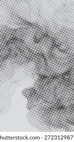 Fondo Abstractas de degradado punteado monocromo