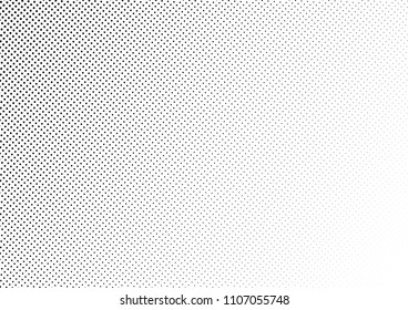 Monochrome Dotted Halftone Background. Modern Backdrop. Grunge Texture. Points Pattern. Vector illustration