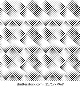 Monochrome  dotted seamless pattern