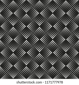 Monochrome  dotted seamless pattern