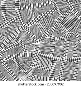 Monochrome drawing texture. Line and stroke composition.