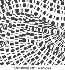 Monochrome drawing texture. Line and stroke composition.