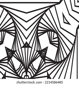 Monochrome Dynamic 3d wavy lines seamless pattern. Vector Twisted Curved Stripe Modern Trendy Illustration of black white background. pattern,