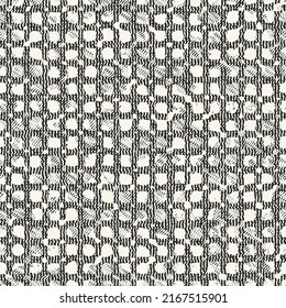 Monochrome Moiré Effect Textured Checked Pattern